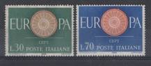1960, Itálie, 1077/1078, EUROPA, **