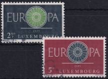 1960, Lucembursko, 0629/0630, EUROPA ⊙