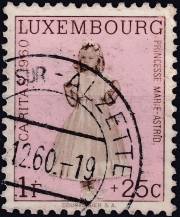 1960, Lucembursko, 0632, Caritas: Princezna Marie-Astrid (*1954) ⊙