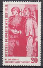 1960, NDR, 0764, 15. výročí osvobození od fašismu, **