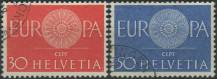 1960, Švýcarsko, 0720/0721, EUROPA ⊙