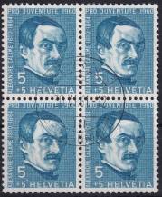 1960, Švýcarsko, 0722, "Pro Juventute": 150. výročí narození Alexandra Calameho ⊙ ⊞