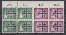1961, Berlín, 215/216, Německý Evangelický sjezd,  4blok, počitadlo, **