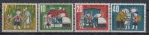 1961, Bundes, 0369/0372, Pohádky bratří Grimmů, **