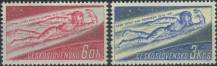 1961, ČSR II, 1177/1178, První člověk ve vesmíru - J. A. Gagarin ∗∗