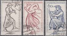 1961, ČSR II, 1179/1181, 150. výročí Pražské konzervatoře, ⊙