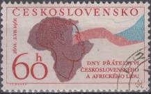 1961, ČSR II, 1194, Dny přátelství čs. a afrického lidu, ⊙