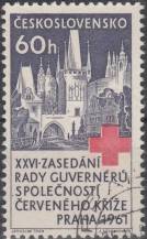 1961, ČSR II, 1204, XXVI. zasedání Červeného kříže, ⊙