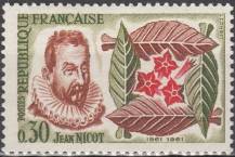 1961, Francie, 1340, 400. výročí zavedení tabáku ve Francii ∗∗