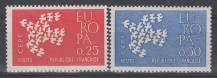 1961, Francie, 1363/1364, EUROPA, **