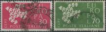 1961, Itálie, 1113/1114, EUROPA ⊙
