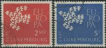 1961, Lucembursko, 0647/0648, EUROPA ⊙