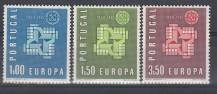 1961, Portugalsko, 0907/0909, EUROPA, **