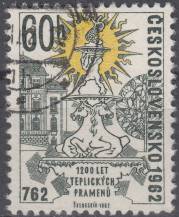 1962, ČSR II, 1255, 1200 let lázní Teplice v Čechách, ⊙