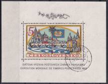 1962, ČSR II, A1268A, Světová výstava poštovních známek PRAGA 1962 ⊙