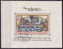 1962, ČSR II, A1268A, Světová výstava poštovních známek PRAGA 1962 ⊙