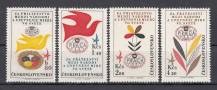 1962, ČSR II, L50/53, Světová výstava PRAGA 62, **