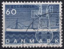 1962, Dánsko, 0406x, 50. výročí spuštění na vodu "Selandie"  ⊙
