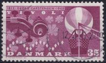 1962, Dánsko, 0407y, 150. výročí narození Georga Castensena, zakladatele Tivoli ⊙