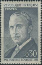 1962, Francie, 1382, 60. výročí narození Maurice Bourdeta ∗