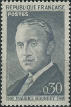 1962, Francie, 1382, 60. výročí narození Maurice Bourdeta ∗∗