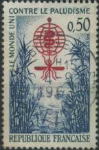 1962, Francie, 1392, Boj proti malárii ⊙
