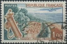 1962, Francie, 1408, Výplatní známka: Le Touquet-Paris-Plage ⊙
