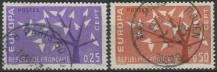 1962, Francie, 1411/1412, EUROPA ⊙