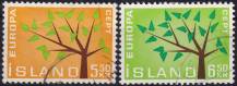 1962, Island, 0364/0365, EUROPA ⊙