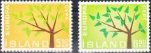 1962, Island, 0364/0365, EUROPA, **