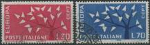 1962, Itálie, 1129/1130, EUROPA ⊙