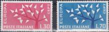 1962, Itálie, 1129/1130, EUROPA, **