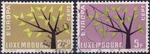 1962, Lucembursko, 0657/0658, EUROPA  ⊙