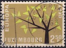 1962, Lucembursko, 0657, EUROPA  ⊙