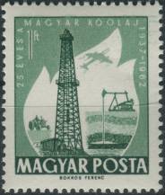 1962, Maďarsko, 1872A, 25 let maďarského ropného průmyslu ∗∗