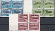 1962, Portugalsko, 0927/0929, EUROPA, 4bloky, **