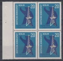 1963, Berlín, 232, Velká Německá Rozhlasová výstava, 4blok, **