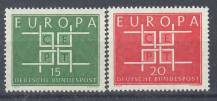 1963, Bundes, 0406/0407, EUROPA, **
