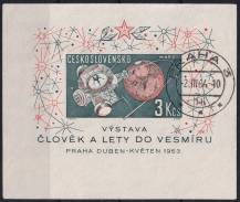 1963, ČSR II, A1308X, Člověk a lety do vesmíru ⊙