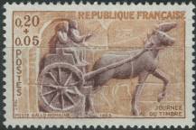 1963, Francie, 1428, Den poštovní známky ∗∗