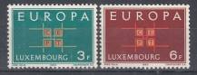 1963, Lucembursko, 0680/0681, EUROPA ✶✶