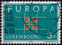 1963, Lucembursko, 0680, EUROPA ⊙