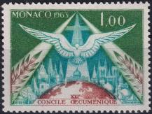 1963, Monako, 0734, Ekumenický koncil  ✶✶
