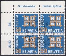 1963, Švýcarsko, 0781p, EUROPA ⊙ ⊞ L H