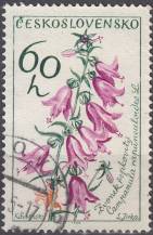 1964, ČSR II, 1377, Květiny: Zvonek řepkovitý, ⊙