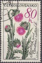 1964, ČSR II, 1378, Květiny: Bodlák nicí, ⊙