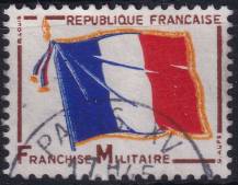1964, Francie, 013, Vojenská známka: Trikolóra ⊙