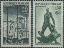 1964, Francie, 1463/1464, 20. výročí osvobození ∗∗