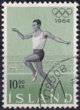 1964, Island, 0387, Letní olympijské hry, Tokyo ⊙