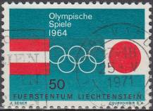 1964, Lichtenštejnsko, 0437, Olympijské hry Innsbruck a Tokio ⊙